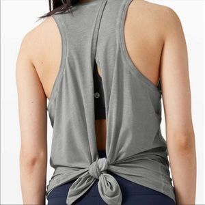 Lululemon All Tied Up Tank in Asphalt